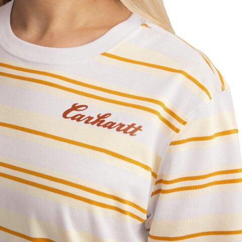 Carhartt Women's TENCEL Fiber Series Loose Fit Short Sleeve Striped T-Shirt