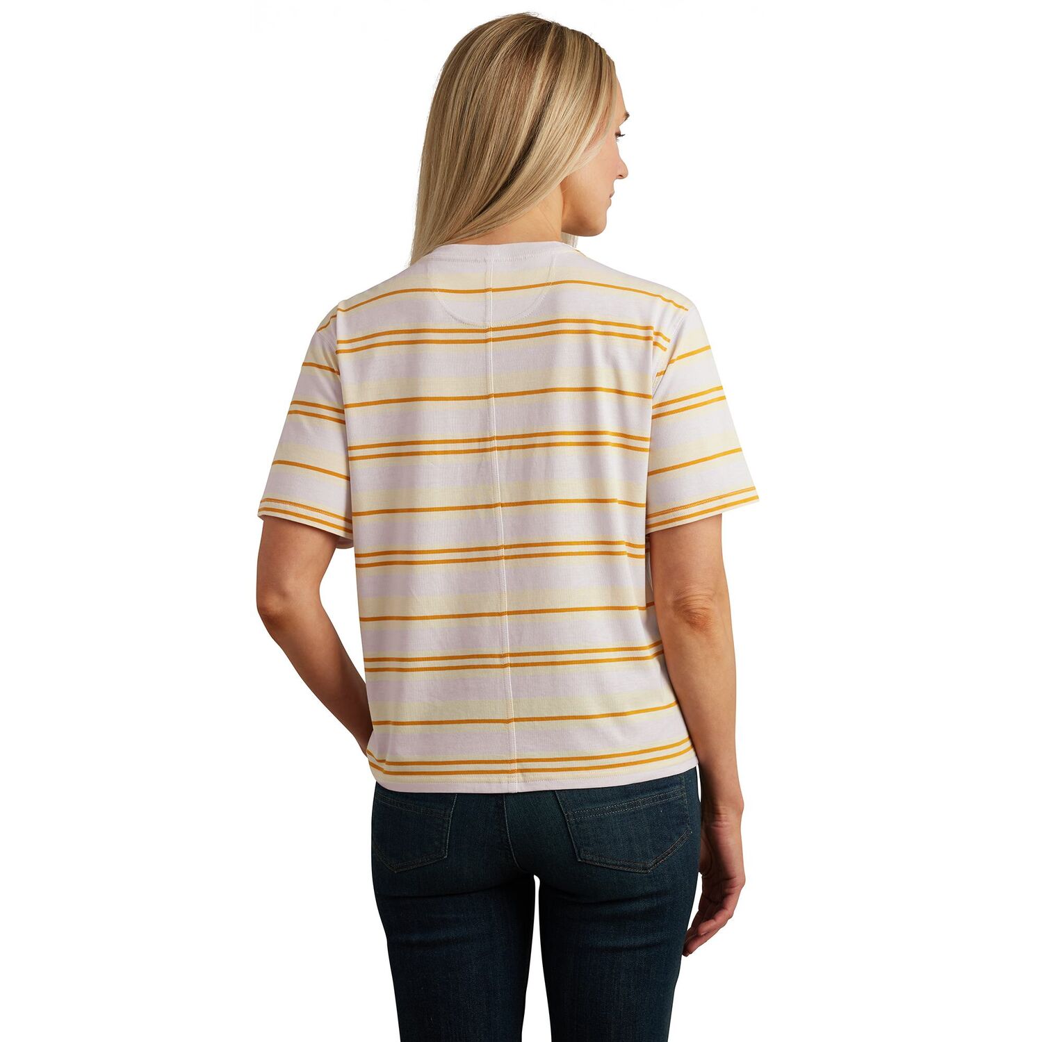 Carhartt Women's TENCEL Fiber Series Loose Fit Short Sleeve Striped T-Shirt