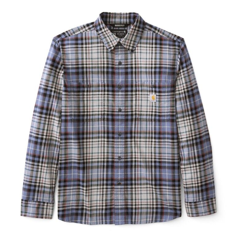 Carhartt Men's Rugged Flex Relaxed Fit Lightweight Long Sleeve Plaid Shirt
