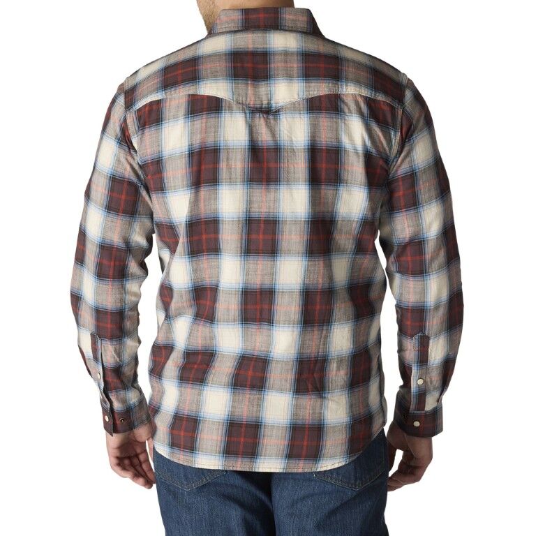 Carhartt Men's Montana Rugged Flex Relaxed Fit Lightweight Long Sleeve Snap Front Plaid Shirt