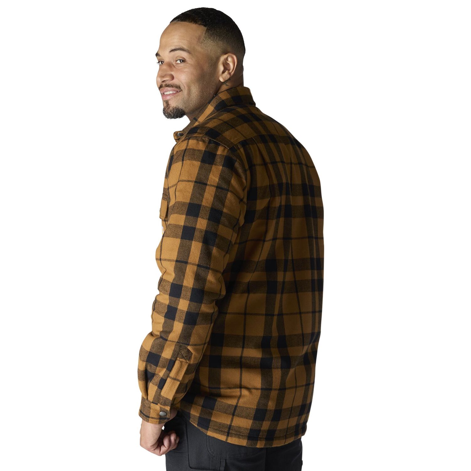 Carhartt Men's Relaxed Fit Flannel Sherpa Lined Shirt Jac