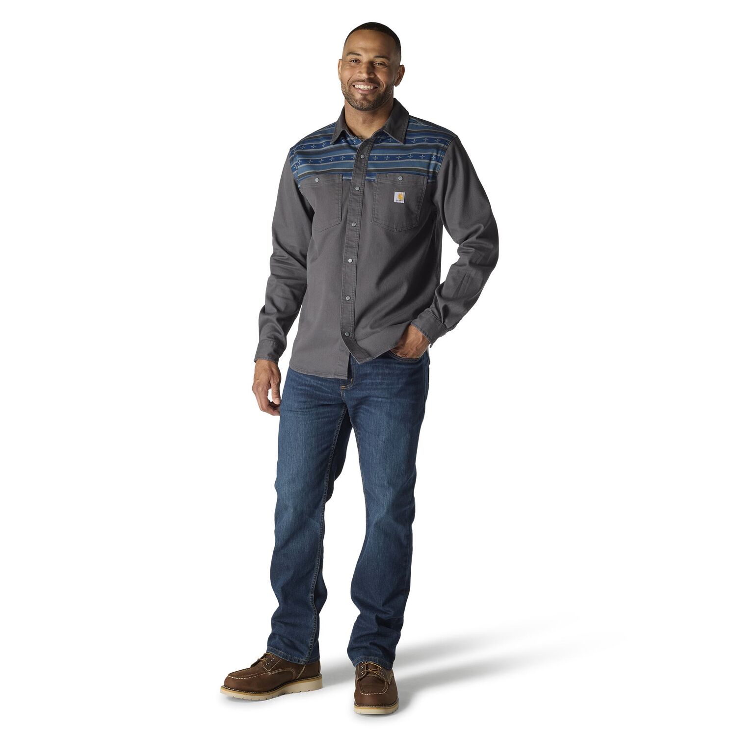 Carhartt Men's Montana Rugged Flex Relaxed Fit Corduroy Long Sleeve Shirt