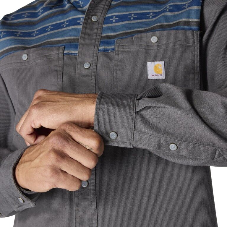 Carhartt Men's Montana Rugged Flex Relaxed Fit Corduroy Long Sleeve Shirt