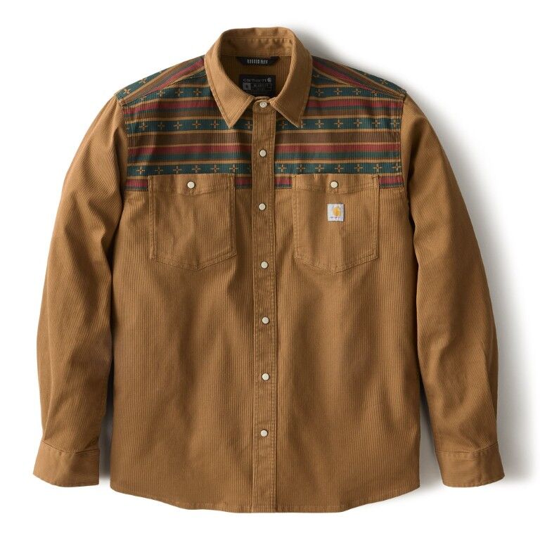 Carhartt Men's Montana Rugged Flex Relaxed Fit Corduroy Long Sleeve Shirt