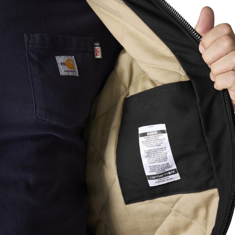 Carhartt Men's Flame Resistant Loose Fit Duck Insulated Active Jac