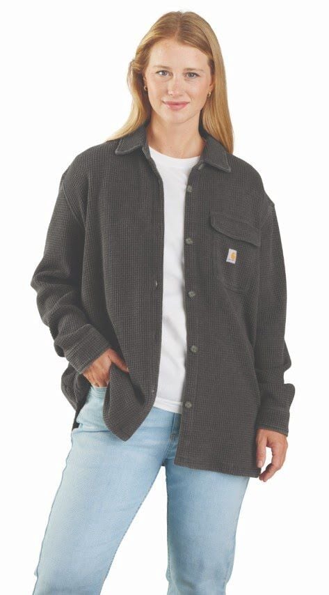 Carhartt Women's Oversized Fit Heavyweight Waffle Knit Shirt