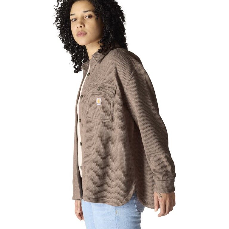 Carhartt Women's Oversized Fit Heavyweight Waffle Knit Shirt