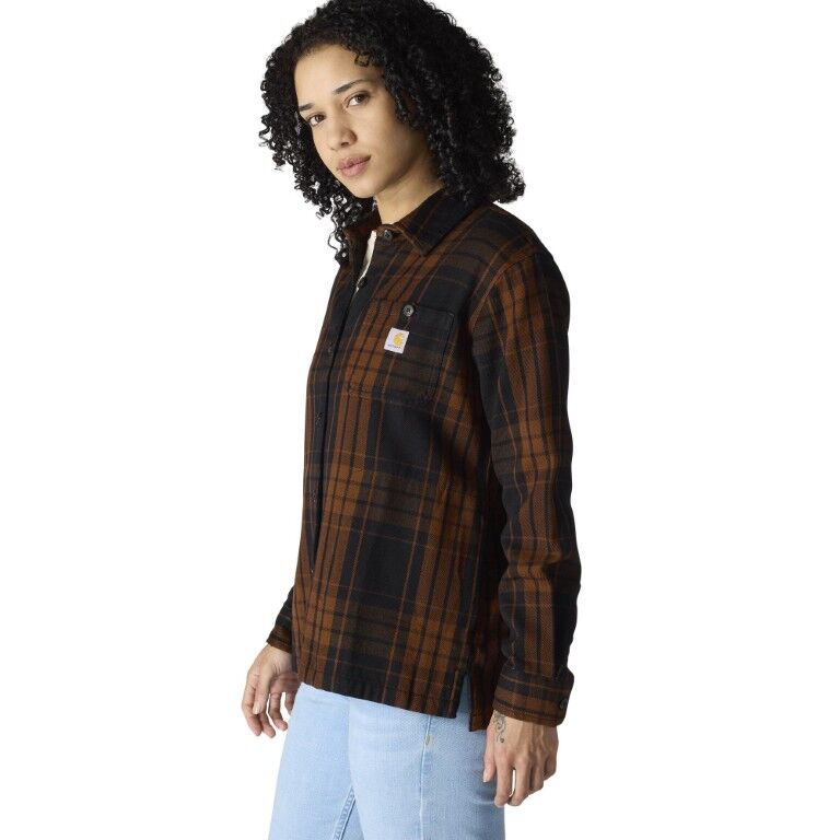 Carhartt Women's TENCEL Fiber Series Loose Fit Twill Plaid Shirt