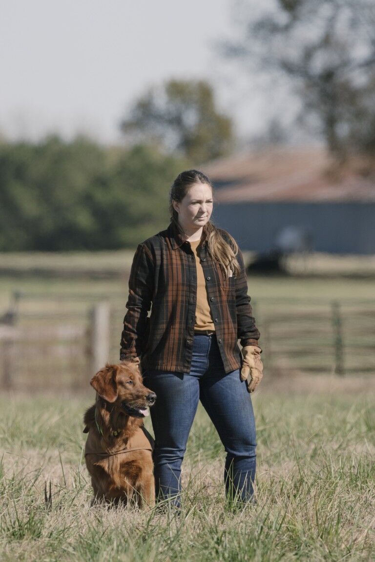 Carhartt Women's TENCEL Fiber Series Loose Fit Twill Plaid Shirt