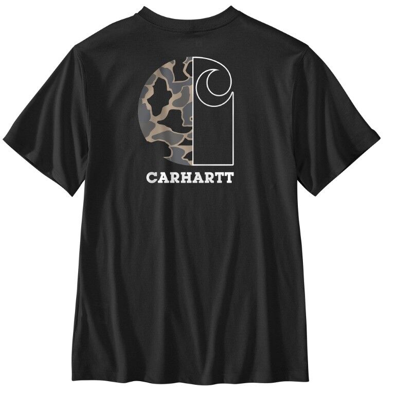 Carhartt Men's Relaxed Fit Lightweight Short-Sleeve Pocket Camo Graphic T-Shirt