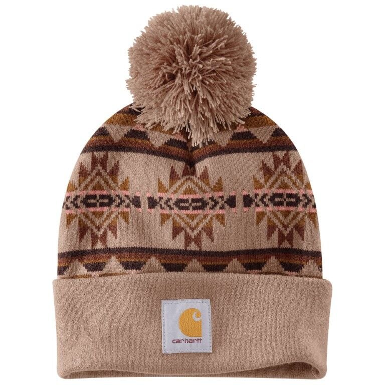 Carhartt Women's Bethany Yellowtail Pom Cuffed Beanie