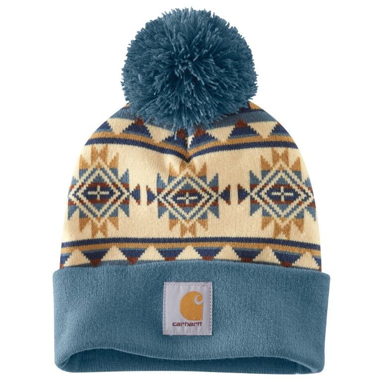 Carhartt Women's Bethany Yellowtail Pom Cuffed Beanie