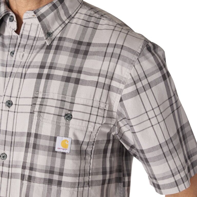 Carhartt Men's Fort Loose Short Sleeve Plaid Shirt