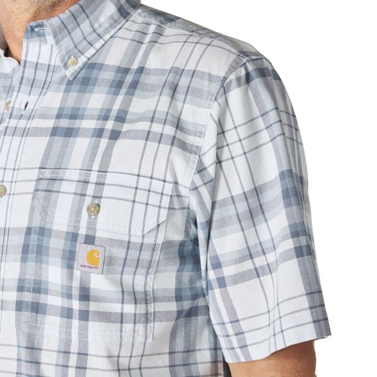 Carhartt Men's Fort Loose Short Sleeve Plaid Shirt