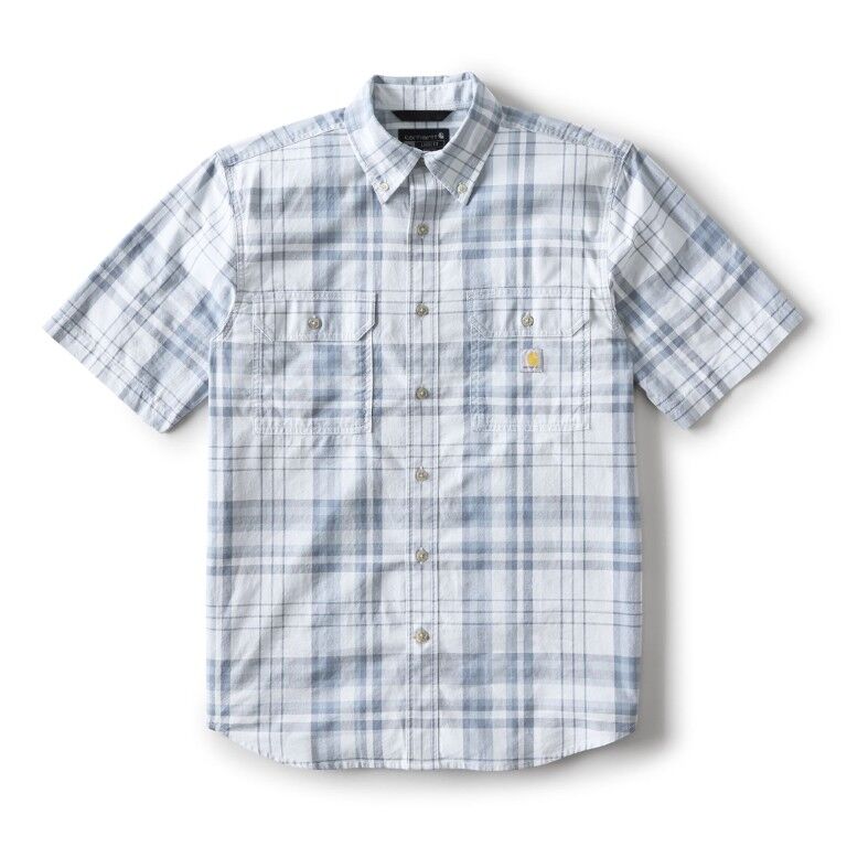 Carhartt Men's Fort Loose Short Sleeve Plaid Shirt