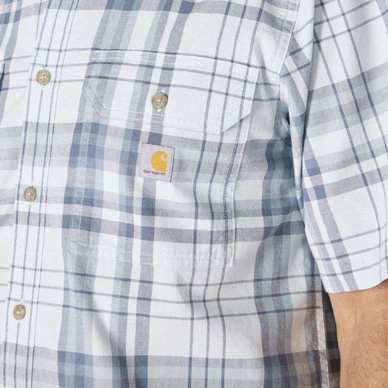 Carhartt Men's Fort Loose Short Sleeve Plaid Shirt