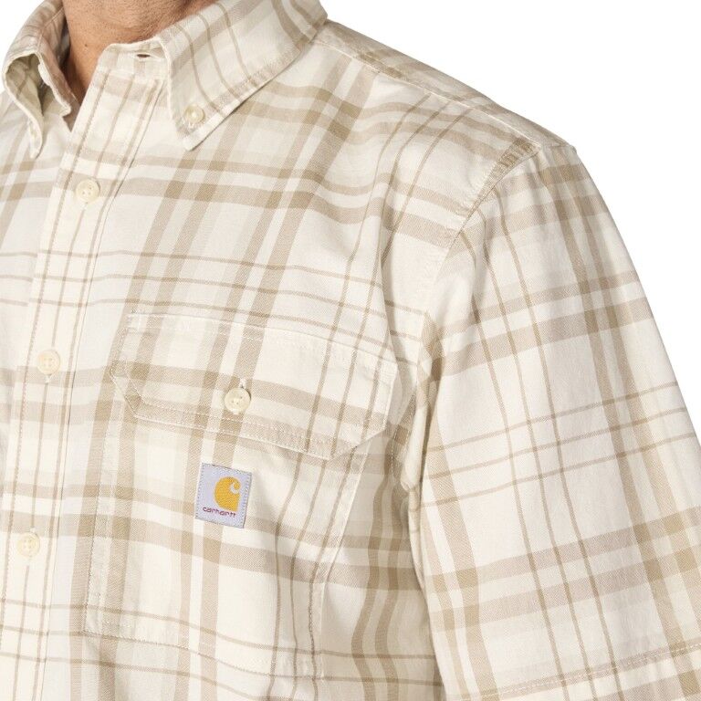 Carhartt Men's Fort Loose Short Sleeve Plaid Shirt