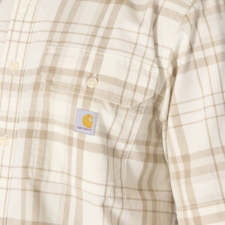 Carhartt Men's Fort Loose Short Sleeve Plaid Shirt