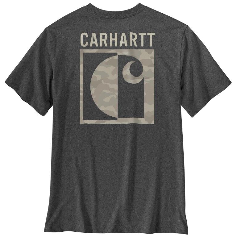 Carhartt Men's Irvine Relaxed Fit Block Camo T-Shirt