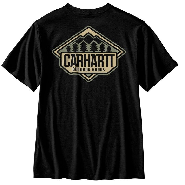 Carhartt Men's Relaxed Fit Lightweight Short-Sleeve Trees Graphic T-Shirt