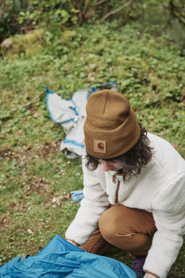 Carhartt Men's Knit Cuffed Beanie in Mocha