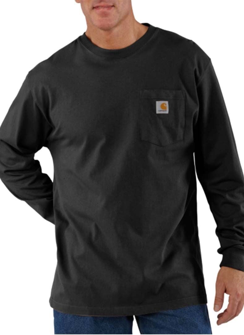 Carhartt Men's Loose Fit Heavyweight Long Sleeve Pocket T-Shirt