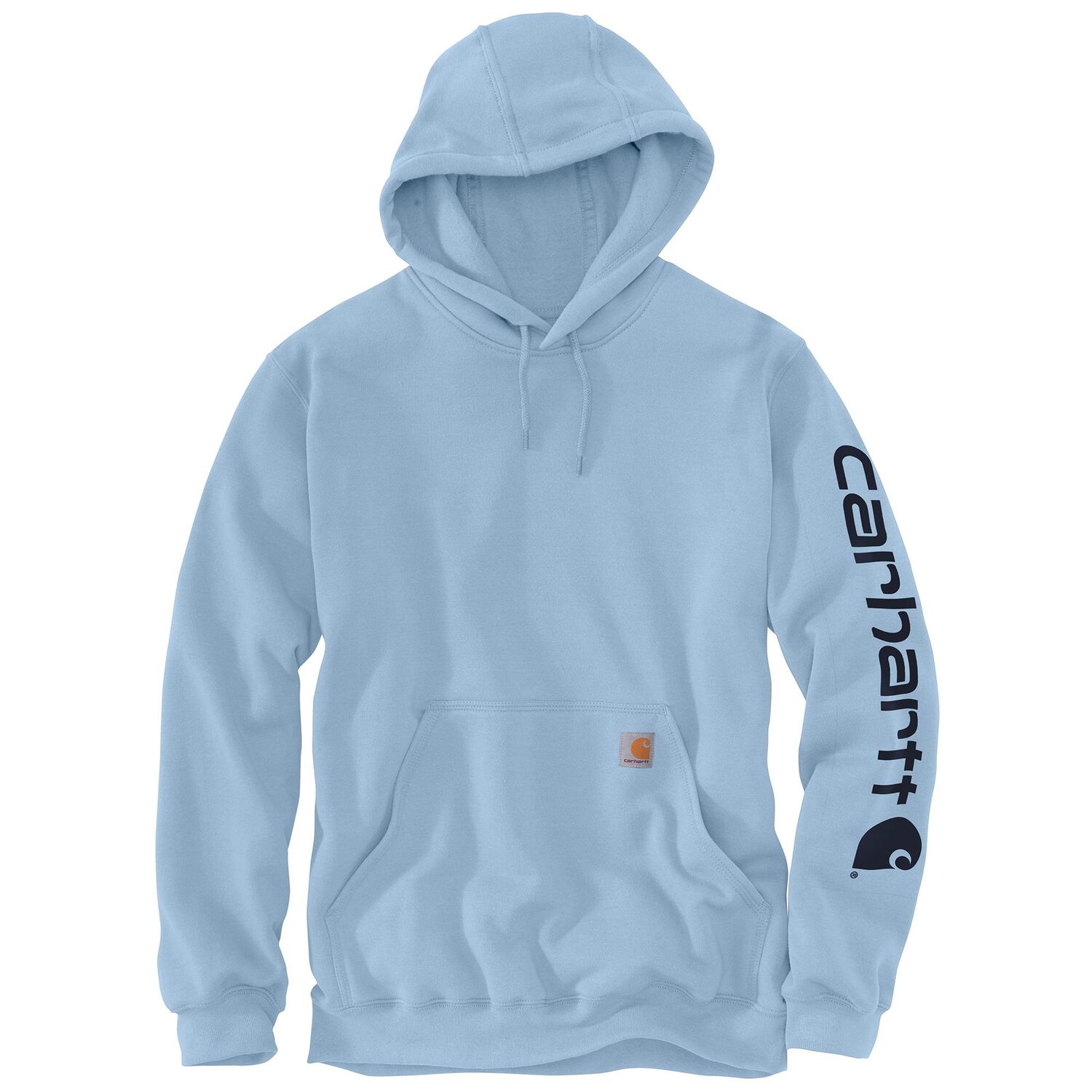 Carhartt Men's Loose Fit Midweight Logo Sleeve Graphic Hoodie