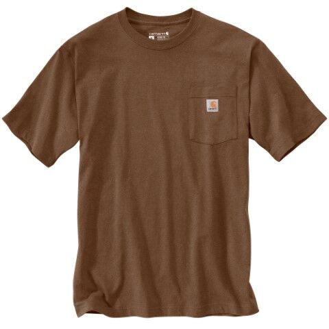 Carhartt Men's Loose Fit Heavyweight Short Sleeve Pocket T-Shirt