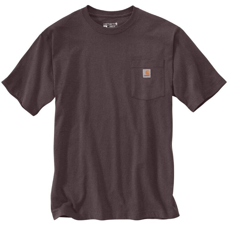 Carhartt Men's Loose Fit Heavyweight Short Sleeve Pocket T-Shirt