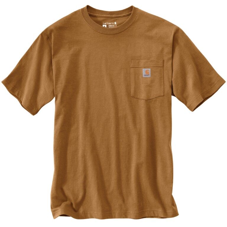 Carhartt Men's Loose Fit Heavyweight Short Sleeve Pocket T-Shirt