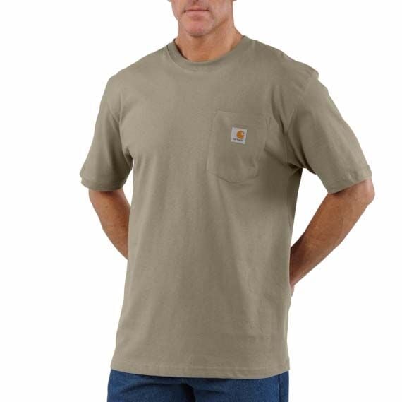 Carhartt Men's Loose Fit Heavyweight Short Sleeve Pocket T-Shirt