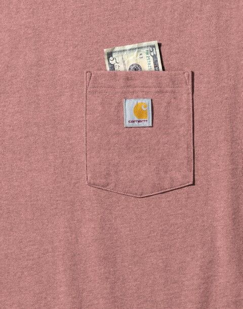 Carhartt Men's Loose Fit Heavyweight Short Sleeve Pocket T-Shirt