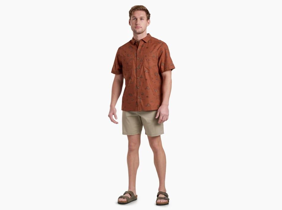 KUHL Men's Short Sleeve Thrive Button Shirt