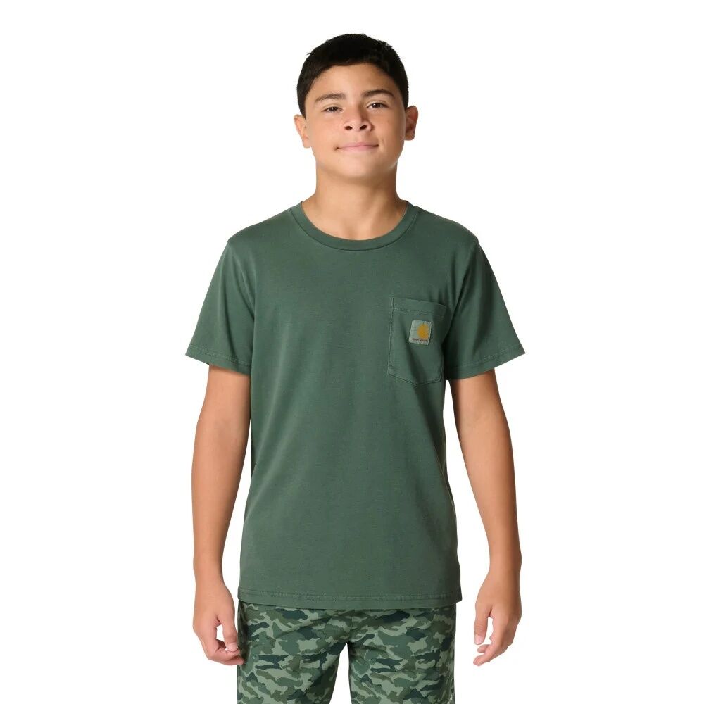 Carhartt Kids' Short Sleeve Garment Dye Pocket T-Shirt