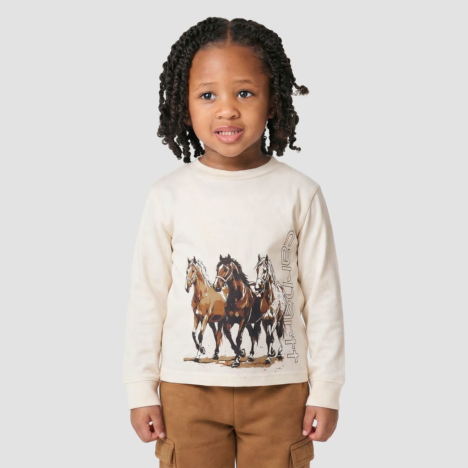 Carhartt Girl's Long Sleeve Wild Horses T-Shirt