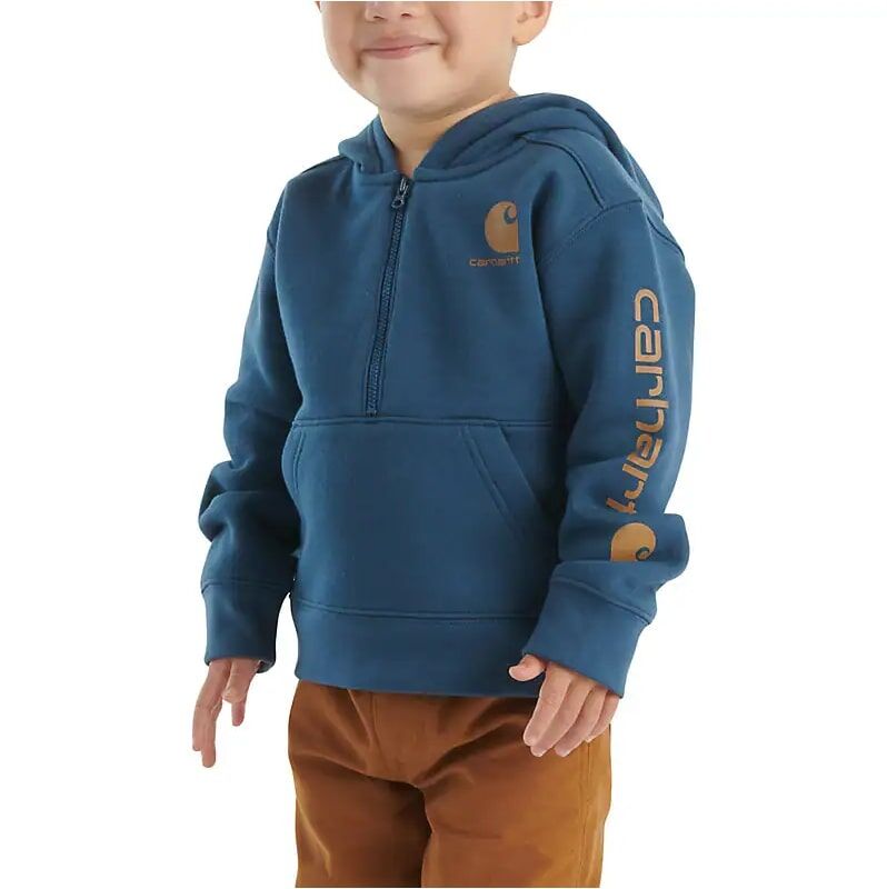 Carhartt Kids' Long Sleeve 1/2 Zip Sweatshirt