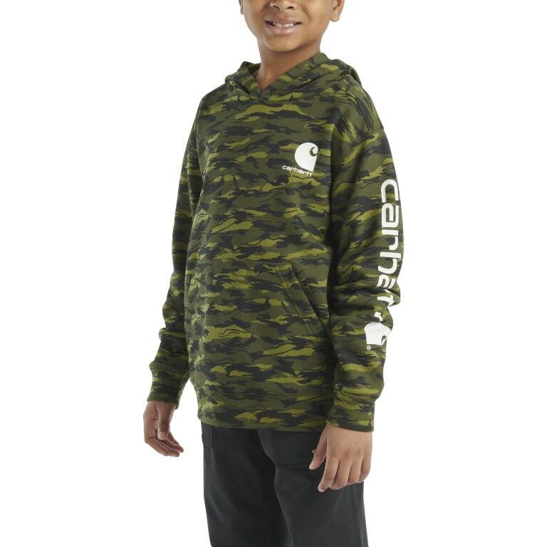 Carhartt Boy's Long Sleeve Camo Graphic Sweatshirt