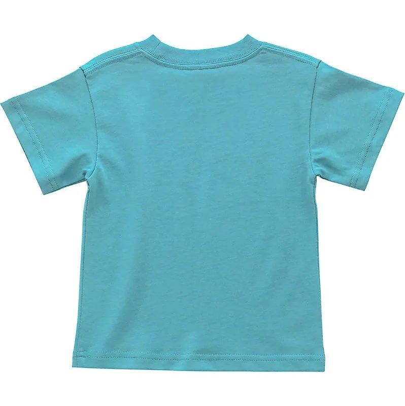 Carhartt Boy's Short Sleeve Construction T-Shirt in Summer Blue