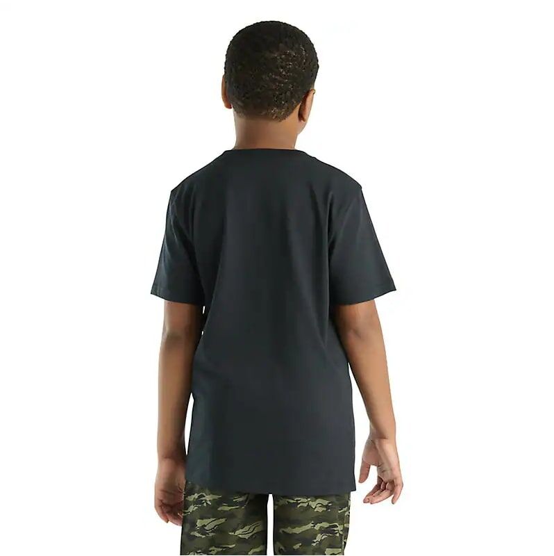 Carhartt Boy's Short Sleeve Camo Logo T-Shirt in Black