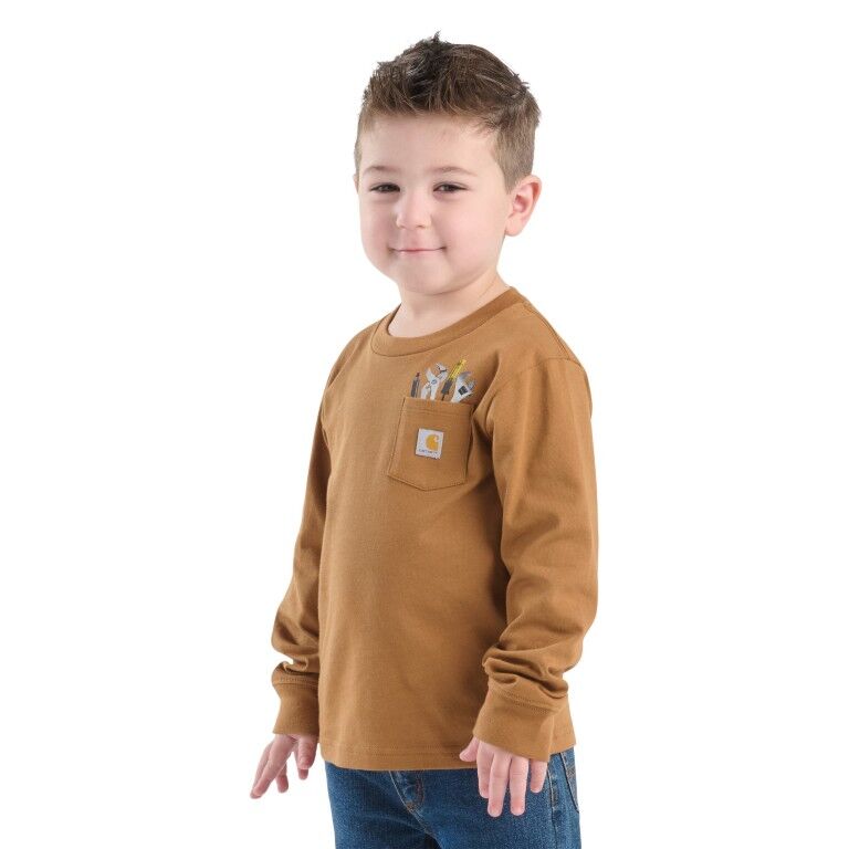 Carhartt Boy's Long Sleeve Tool Pocket T-Shirt