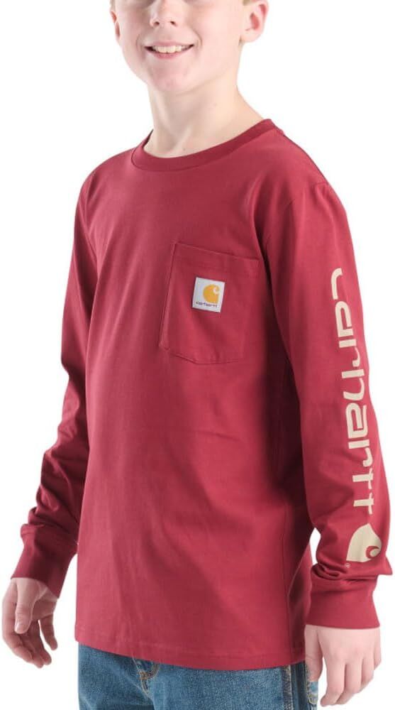Carhartt Boy's Long Sleeve Graphic Pocket T-Shirt