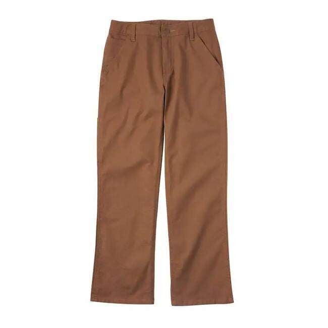 Carhartt Boys Rugged Flex Loose Fit Canvas Utility Bootcut Work Pant in Canyon Brown