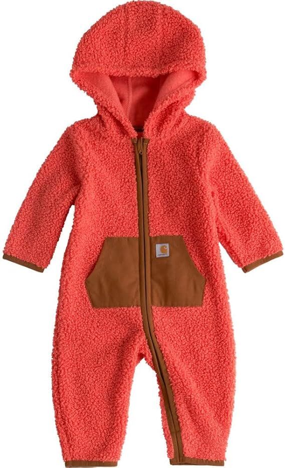 Carhartt Boy's Long Sleeve Zip Front Sherpa Coverall