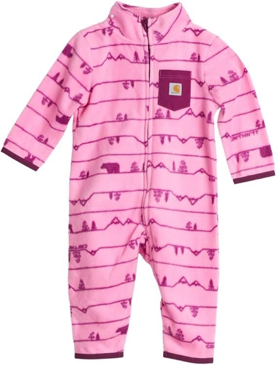 Carhartt Girl's Long Sleeve Printed Zip Front Coverall
