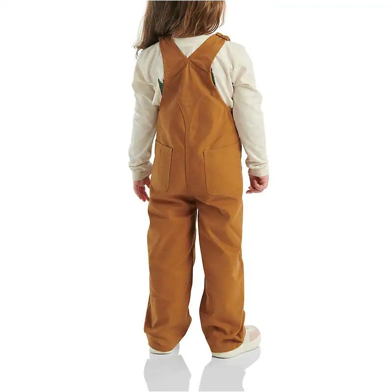 Carhartt Girl's Long Sleeve Canvas Ruffle Front Overall