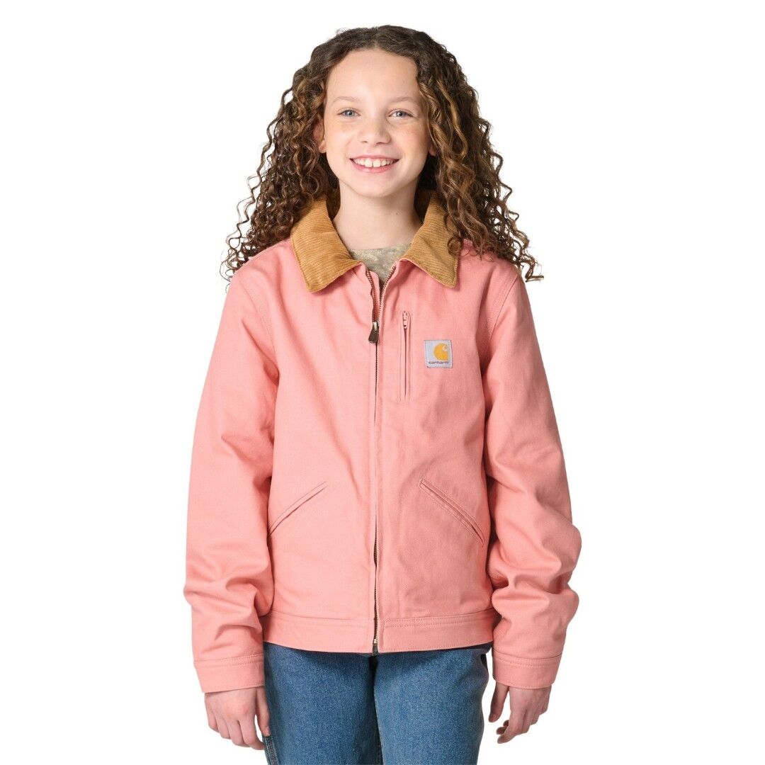 Carhartt Girl's Long Sleeve Full Zip Canvas Detroit Jacket