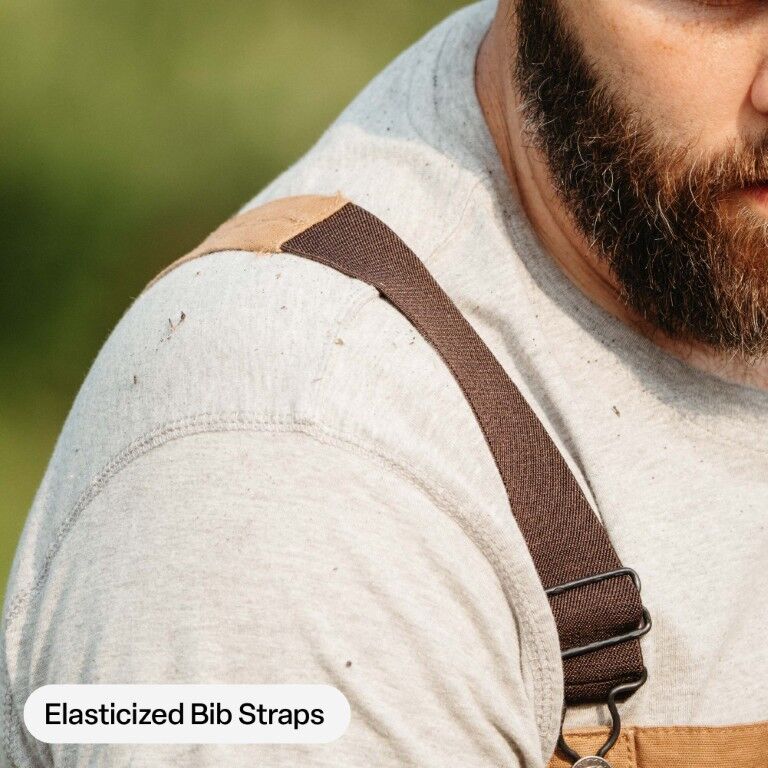 Berne Men's Highland Flex Unlined Duck Bib Overall