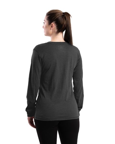 Berne Women's Performance V-Neck Long Sleeve T-Shirt