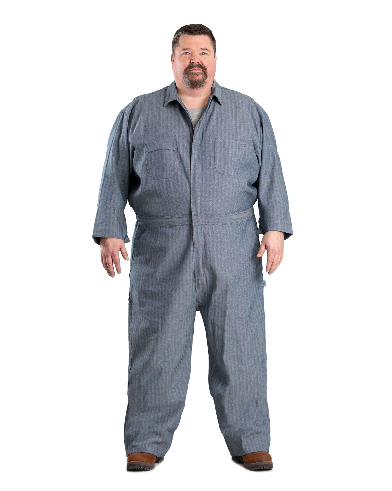 Berne Men's Heritage Fisher Stripe Unlined Coverall