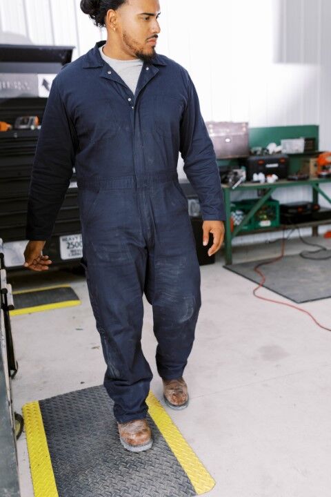 Berne Men's Highland Flex Cotton Unlined Coverall in Navy